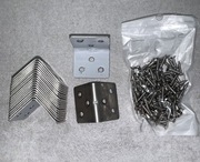 ZESTAW ŁĄCZNIKÓW KĄTOWYCH 37x28 mm 20 szt