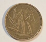 545. Moneta Belgia 20 franków 1981 rok  