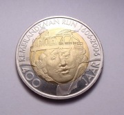 Holandia Leiden 2 EUR 2006 Okolicznosciowa! PIĘKNA! BIMETAL