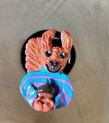 Magnes na lodówkę handmade Wiewiórka