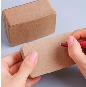 100-pak  kartek z papieru kraft, kartek do notatek, fiszek 8,9x5,2cm 