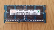 Pamięć RAM Hynix do laptopa 4GB DDR3 PC3 10600S 1333 MHz