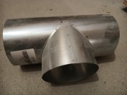 Trójnik T 3x125 ocynk do DGP