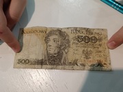 Banknot 500 zł z 1982 