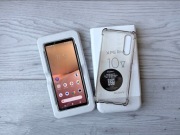 Sony Xperia 10 V 6 GB / 128 GB 5G biały stan bdb szkło na ekranie etui