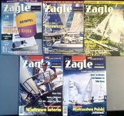 Żagle 5 szt. gazeta czasopismo nr.10/2000,12/2000,01/2001,08/2001, 10/2001