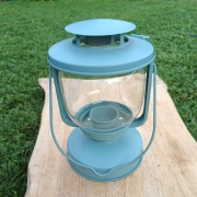 Lampion latarenka Ikea morkt w kolorze miętowym 