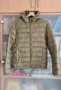 Oliwkowa przejściowa lekka kurtka pikowana Pull & Bear rozm. M/38