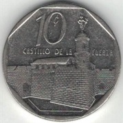 Kuba 10 centavos 1994 - 20 mm stempel zwykły - nr 1