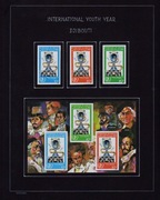 Djibouti 1985 - Rok Młodzieży, Rubens, Mozart, Chopin i inni