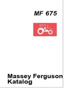 Katalog części Massey Ferguson MF 675 ENG