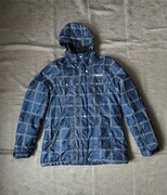 kurtka narciarska damska BRUGI rozm.L granatowa z biało-czarnym nadrukiem