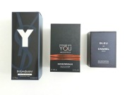 Pudełko od wody perfumowanej Chanel Yves Saint Laurent Armani 3 szt