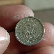Sprzedam monete 10 gr 1973 r ze znakiem mennicy