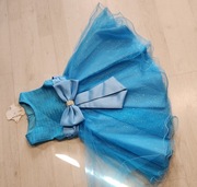 nowa sukienka komunia strój do sesji królewna śnieżynka 609