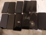 Zestaw uszkodzonych telefonów 