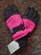 Piękne różowe rękawiczki damskie