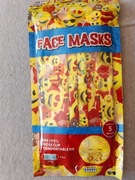 Maseczki na twarz emotikony emotki 