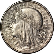 124. 10 złotych 1932 Głowa Kobiety Oryginał Stan 1-