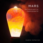 Lampa Ręcznie robiona żarówka Mars i podstawa usb z pilotem 