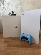 Sony PlayStation 5 (PS5) z napędem | Niebieski Pad DualSense
