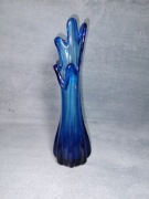 Unikalny, kobaltowy wazon typu swung