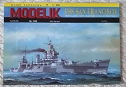 USS San Francisco modelik 1:200