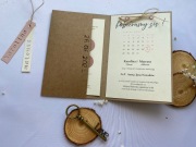 Zaproszenia na Ślub -Vintage -Boho- personalizacja