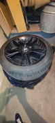 Alufelgi czarne z oponami do BMW seria 1