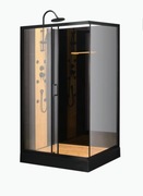 Nowa kabina prysznicowa z hydromasażem Bamboo 80x120 z brodzikiem