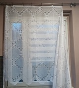 Biała firana w wzorek nr 5