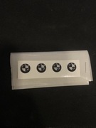 Naklejki BMW na kluczyk 4 szt. czarno biały 11mm