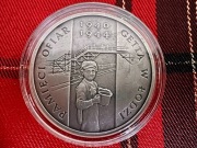 Moneta 20 zł Pamięci  Ofiar Getta w Łodzi - MENNICZA  2004