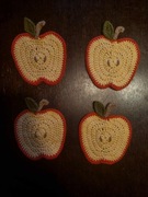 Podkładki szydełkowe pod kubek 