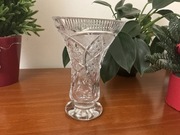 Stylowy Wazon Kryształowy PRL – Bogaty Szlif – Vintage Retro