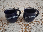 2 kubki do grzanego wina,  Feuerzangenbowle- 0,2l ,kobaltowe 2szt