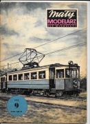 Mały Modelarz 9 1975 kolejka WKD 1:87 model - nie rozcięty