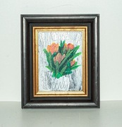 Obraz Kwiaty olej/płótno sygn.