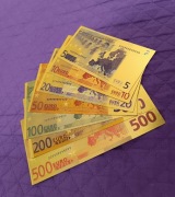 Banknoty kolekcjonerskie - Euro.