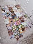 Karteczki kolekcjonerskie ze zwierzętami 197 sztuk psy koty konie a5 a6