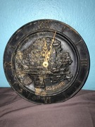 Zegar Junghans żeliwny 23 cm