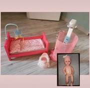 Zabawki Baby Born Lalka łóżeczko prysznic nocnik 