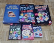 Zestaw 6 wykreślanek (m.in. Rzuć na tacę Deluxe, Noch mal! Deluxe, Qwixx)