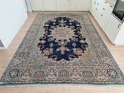 Antyczny perski dywan Kirman z początku XXw 245x370cm wełna ręcznie tkany 