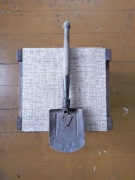 Saperka wojskowa stara, mały szpadelek 