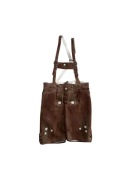 Oktoberfest skórzane spodnie z szelkami, rozmiar 54, stan bardzo dobry