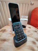 Nokia 2660 4G LTE Flip Niebieski + Stacja Ładująca