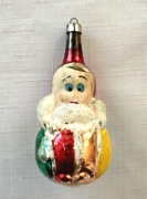 Bombka babuszka bombki choinkowe PRL szklane kształtki na choinkę vintage 