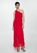 Sukienka czerwona wesele, przyjecie, karnawał, studniówka Xl Mango