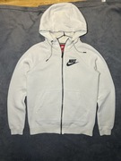Nike Bluza XS Idealny Stan Biała Sportowa Logo White Fleece Gym Unisex